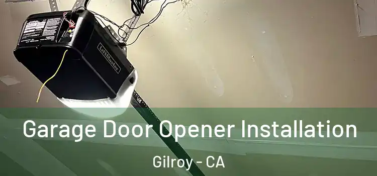  Garage Door Opener Installation Gilroy - CA
